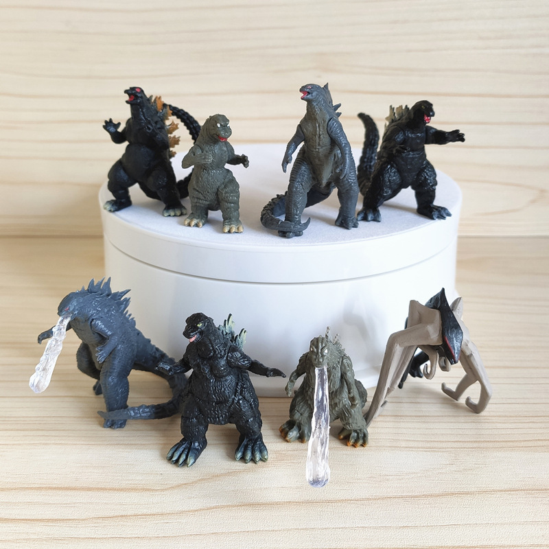 Model Kit Godzilla - Lot de 8 figurines de Collection