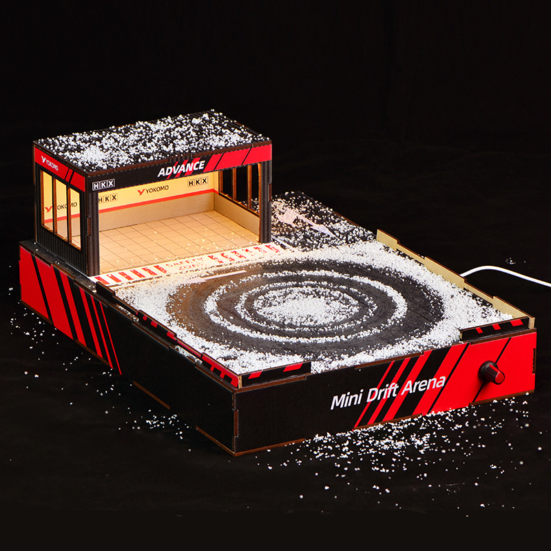 Model Kit Toy - Diorama de piste de drift DIY