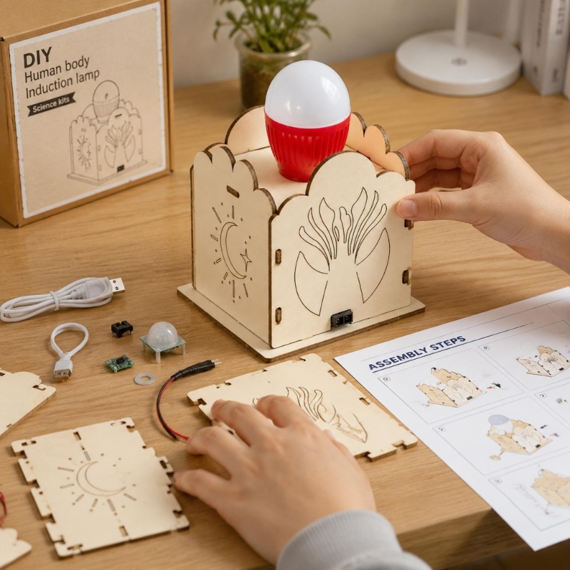 Model Kit Toy - Kits lampes à capteur mouvement DIY,