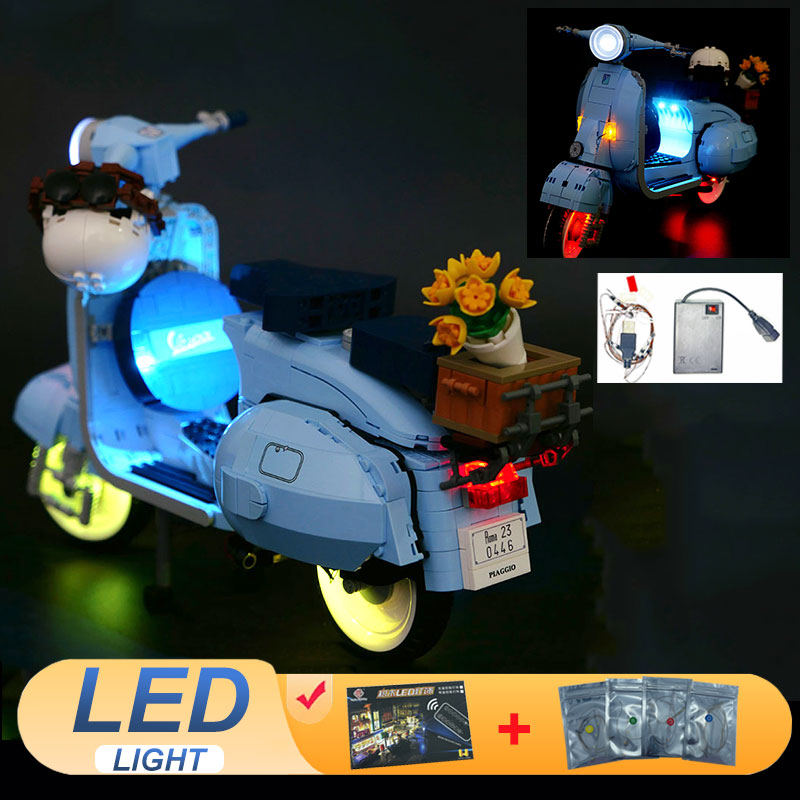 Model Kit Vespa - Kit d'éclairage LED pour LEGO 10298