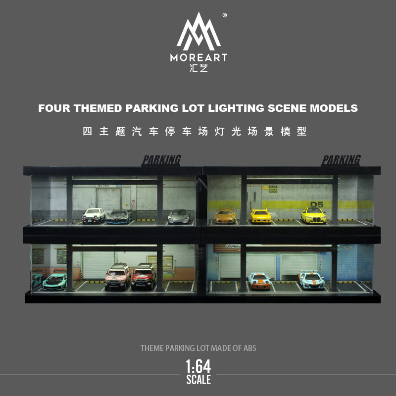 Model Kit Toy - Kit de modèle de parking pour
