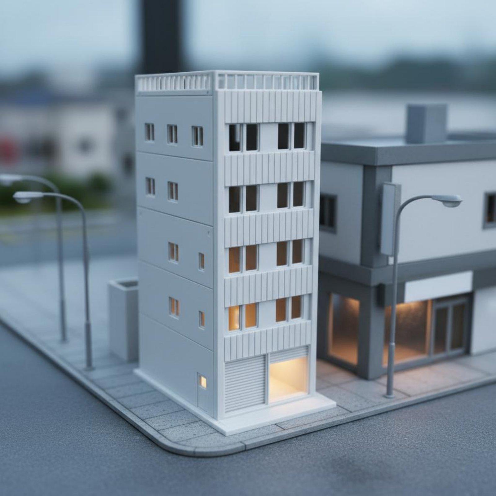 Model Kit Toy - Kit de construction de maison japonaise