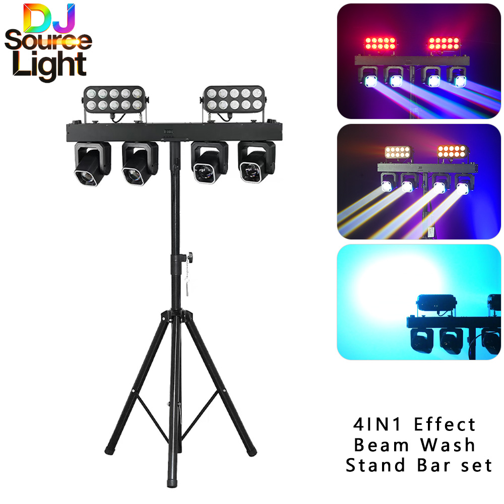 Wash Effect Set - Ensemble de projecteurs LED RGBW 4-en-1