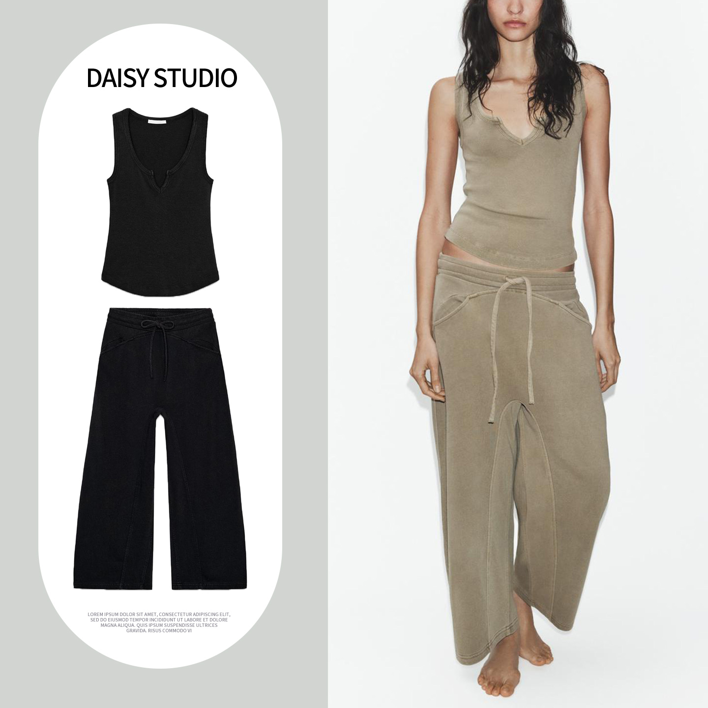 Wash Effect Set - Ensemble de mode style campagnard pour