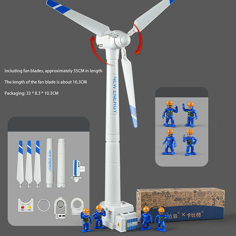 Model Kit Toy - Jouet de simulation de modèle d'éolienne