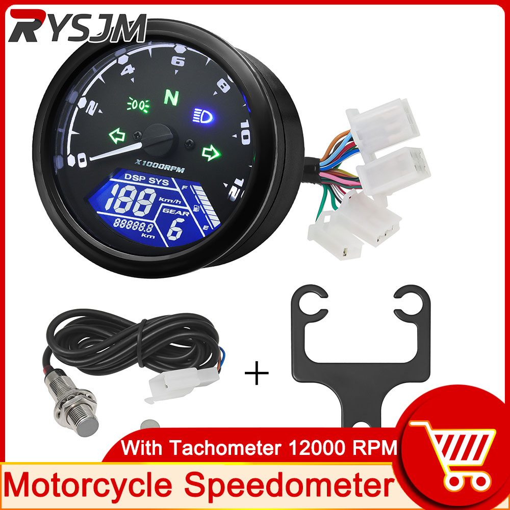 Model Kit Vespa - AD nouveau moto universelle 12000RMP LCD
