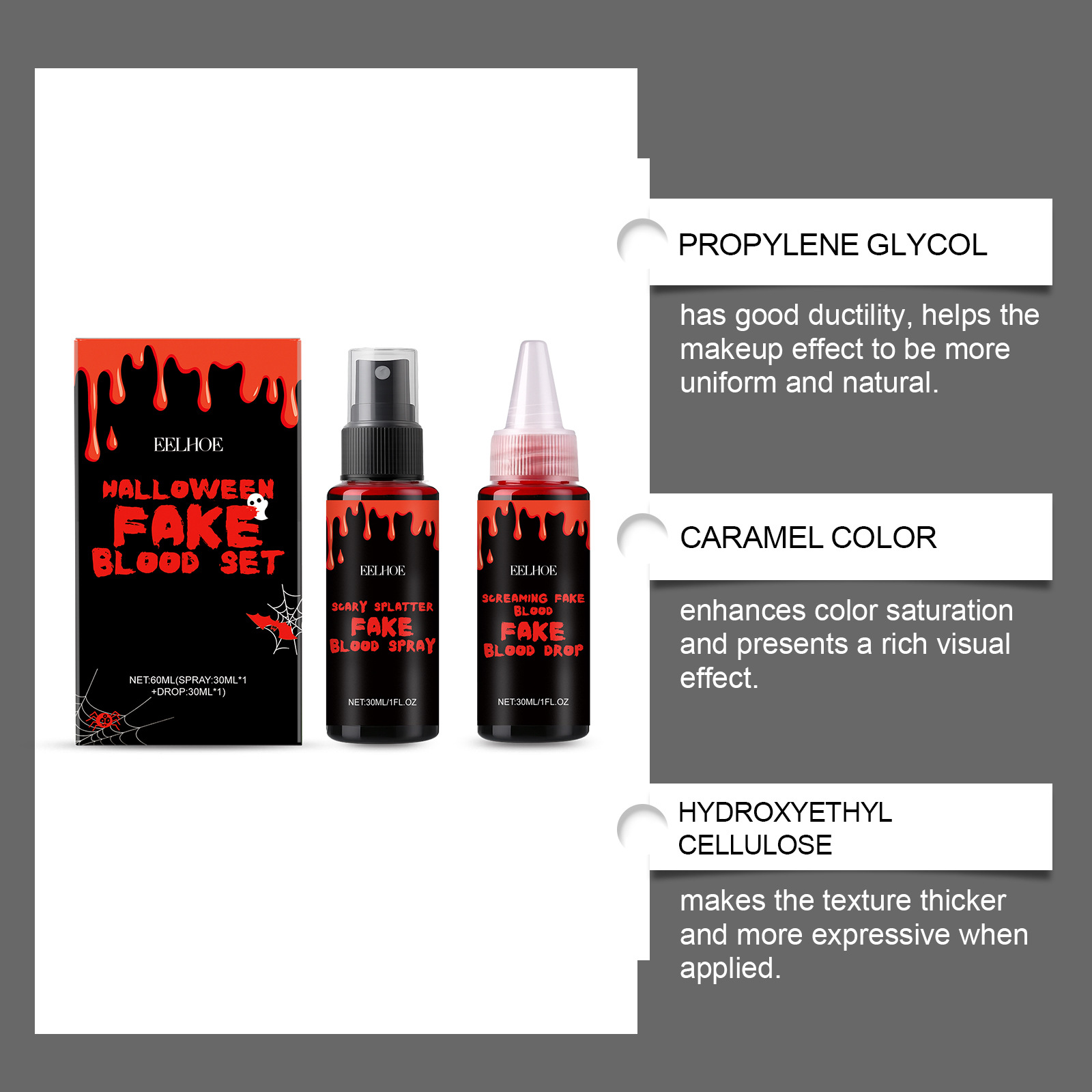 Ensemble de faux sang pour Hal - Wash Effect Set avis et prix
