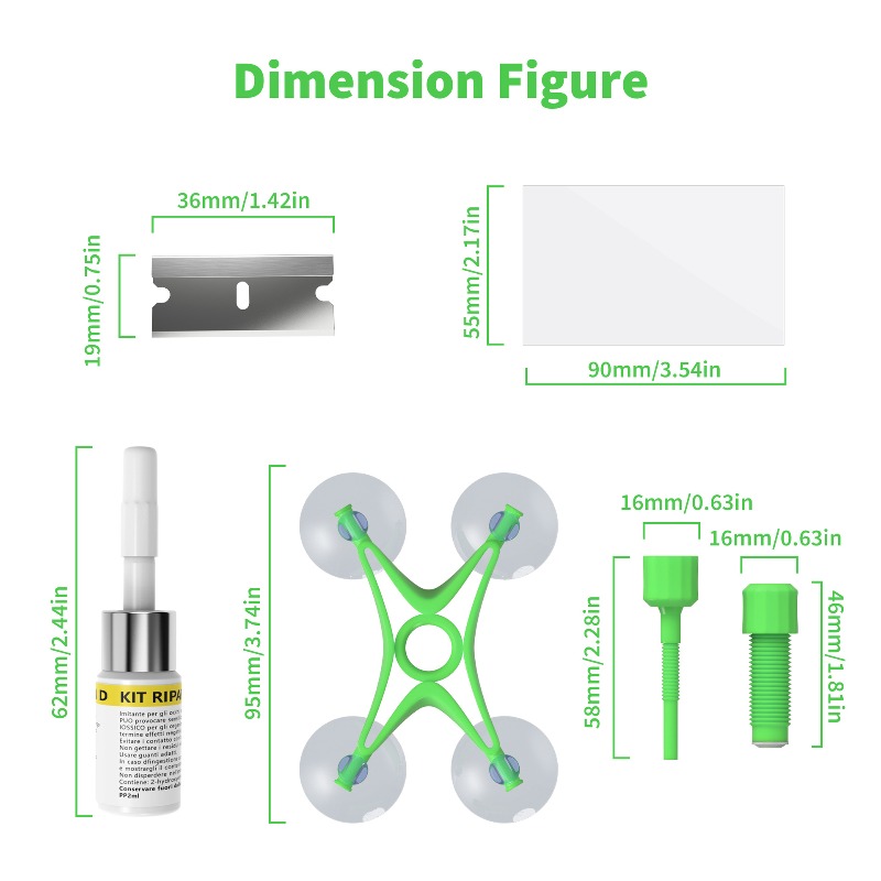 Kit de réparation de pare-bris - Model Kit Quick avis et prix
