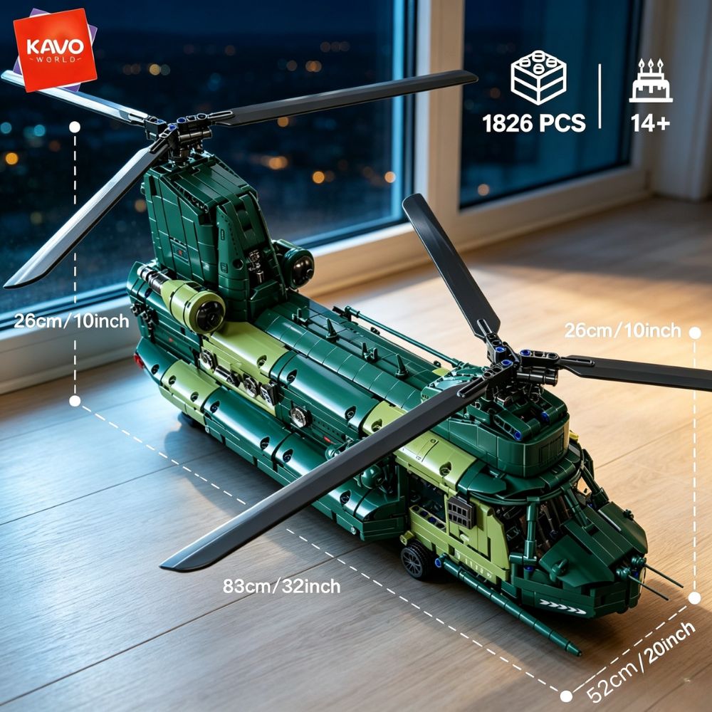 KAVOWORLD 1826 pièces, hélicop - Model Kit Levels avis et prix