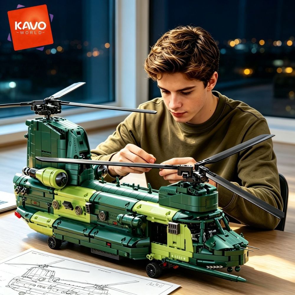 KAVOWORLD 1826 pièces, hélicop - Model Kit Levels avis et prix